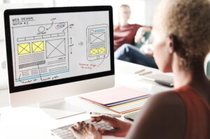 WordPress admin dashboard used for small business website management