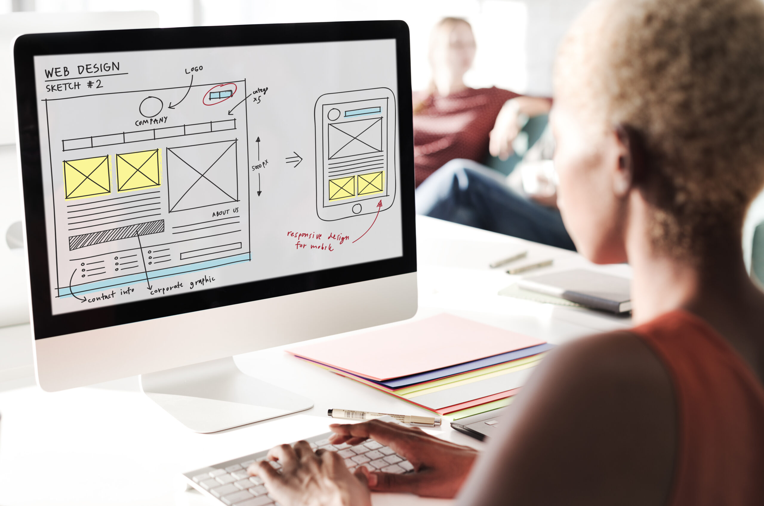 WordPress admin dashboard used for small business website management